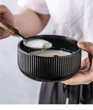 Nordic Creative Ceramics: Matte Glazed Plates and Bowls, Individual Ins Style Dishes, Household Tableware