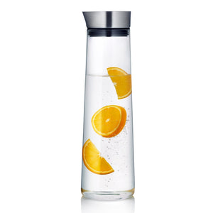 1L/1.5L Thickened Glass Water Bottle With Stainless Steel Lid Cold Water Jug Pitcher Boiling Water Juice Glass Pitcher Bottle