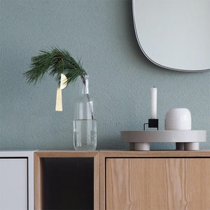 Nordic Simple Round Storage Tray Living Room Bedroom Jewelry Tea Pot Display Plate Desktop Sundries Makeup Organizer