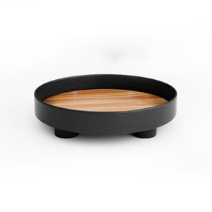 Nordic Simple Round Storage Tray Living Room Bedroom Jewelry Tea Pot Display Plate Desktop Sundries Makeup Organizer
