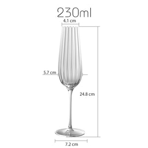 Prism Ripple Crystal Glass Household Goblet High Foot Glass Handmade Ultra Thin Cold Incision Mouth Wine Glass