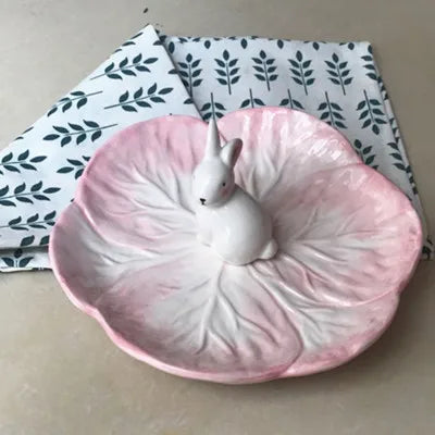 Hand-Painted Ceramic Bunny Bowl - image 8