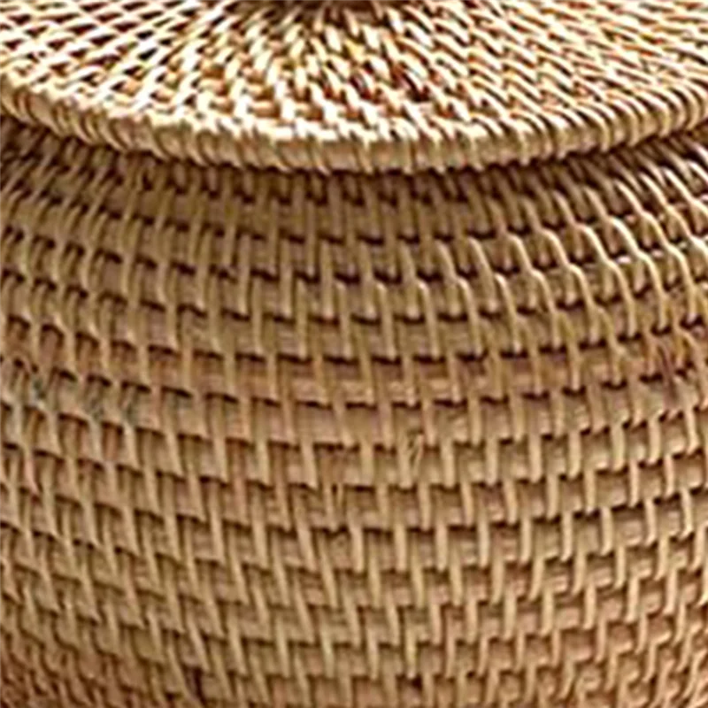 Hand-Woven Rattan Storage Box - image 5