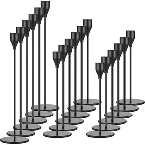 Metal Taper Candle Holders – Set of 3 - thumbnail 6