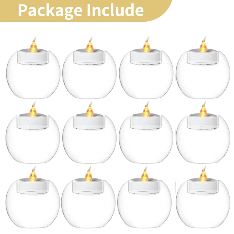 Round Glass Votive Holder Set - image 7