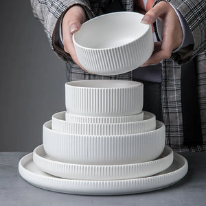 Nordic Matte-Glaze Ceramic Dinnerware – Open Stock - thumbnail 2