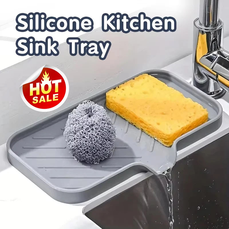 Silicone Sink Faucet Tray - image 1