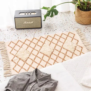 Bohemian Hand-Woven Tassel Rug - thumbnail 9