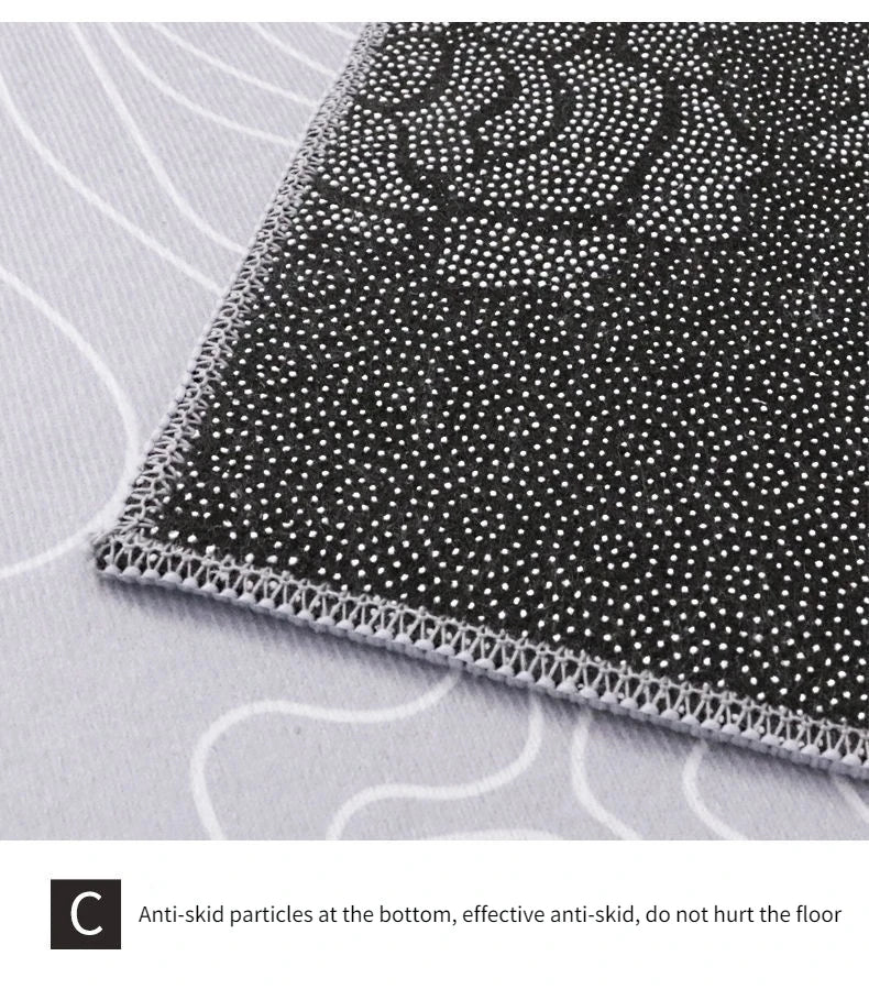 Irregular Shape Modern Area Rug - image 6