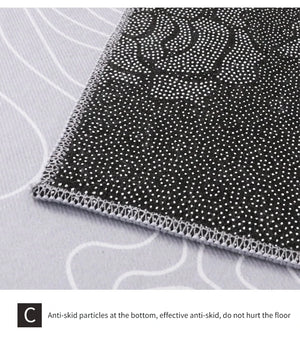 Irregular Shape Modern Area Rug - thumbnail 6