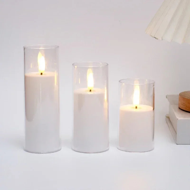 Flameless LED Pillar Candles - image 7