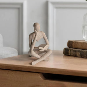 Abstract Thinker Sculpture - thumbnail 3