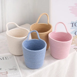 Hanging Cotton Rope Storage Basket - thumbnail 1