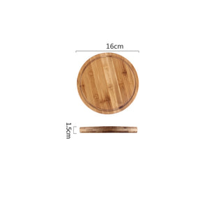 Simple Wooden Cake Stands Glass Cover Bread Pastry Dessert Plate Home Kitchen Cake Tools Fruit Display Plate Snack Dessert Trays