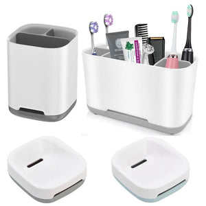 Countertop Toothbrush & Toiletry Organizer - thumbnail 1