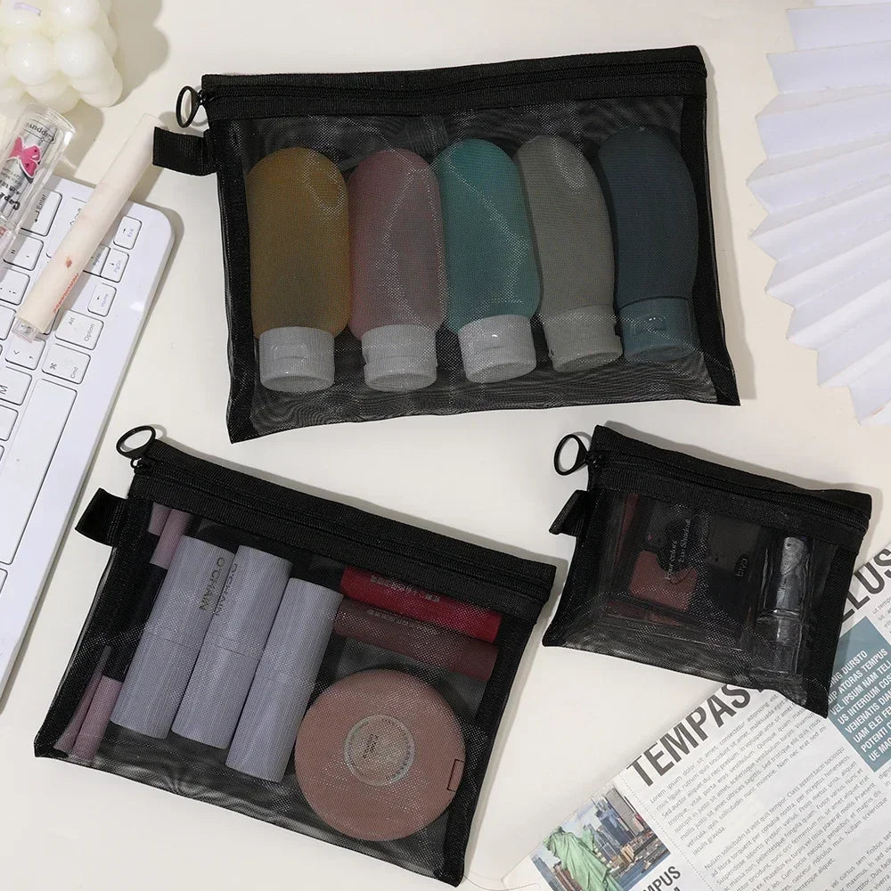 Mesh Zipper Toiletry Pouch - image 6