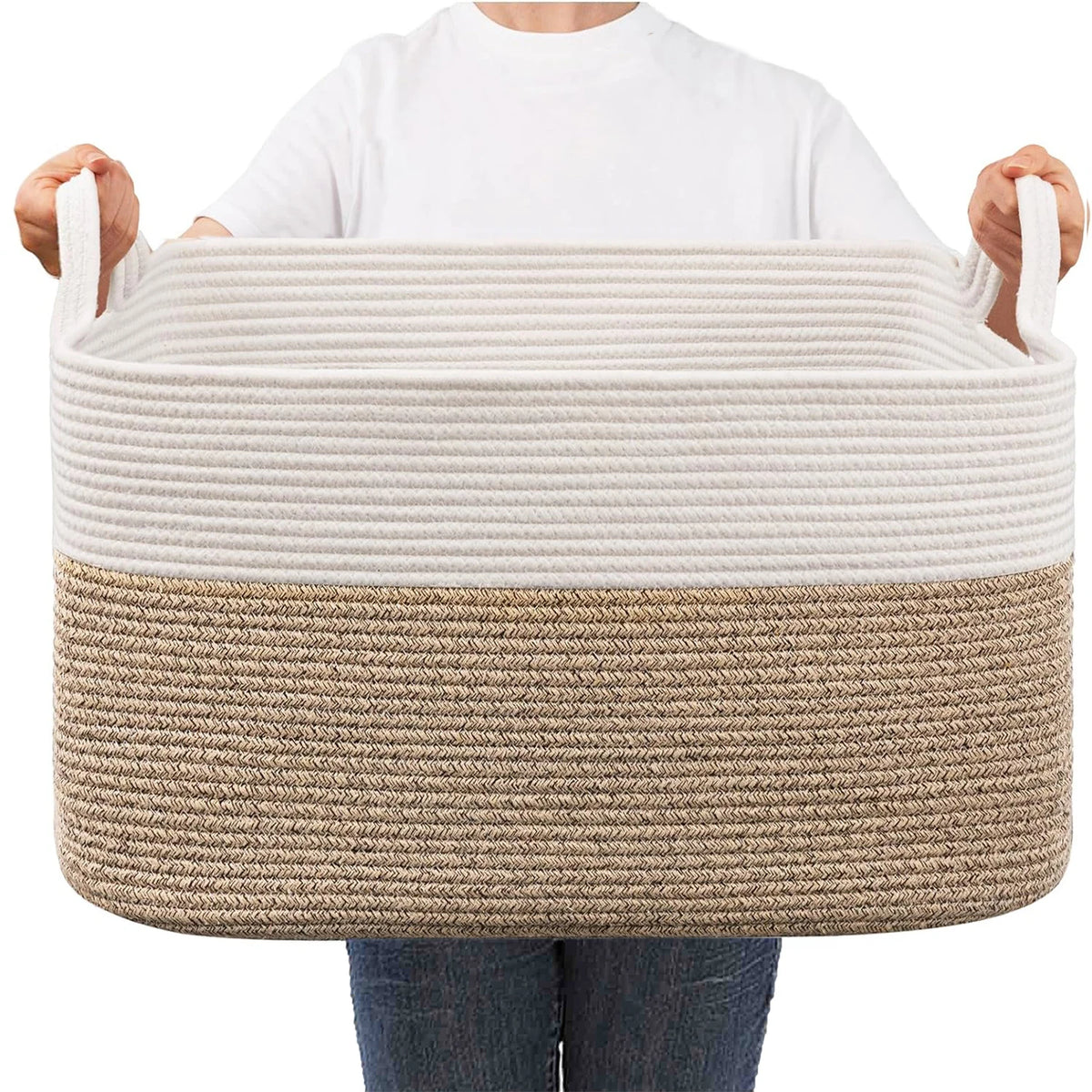 Woven Rope Storage Basket - image 1