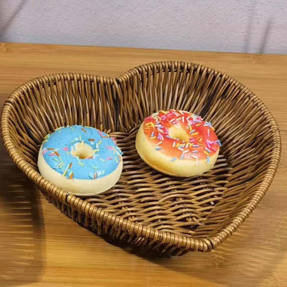 Heart-Shaped Woven Basket - image 5
