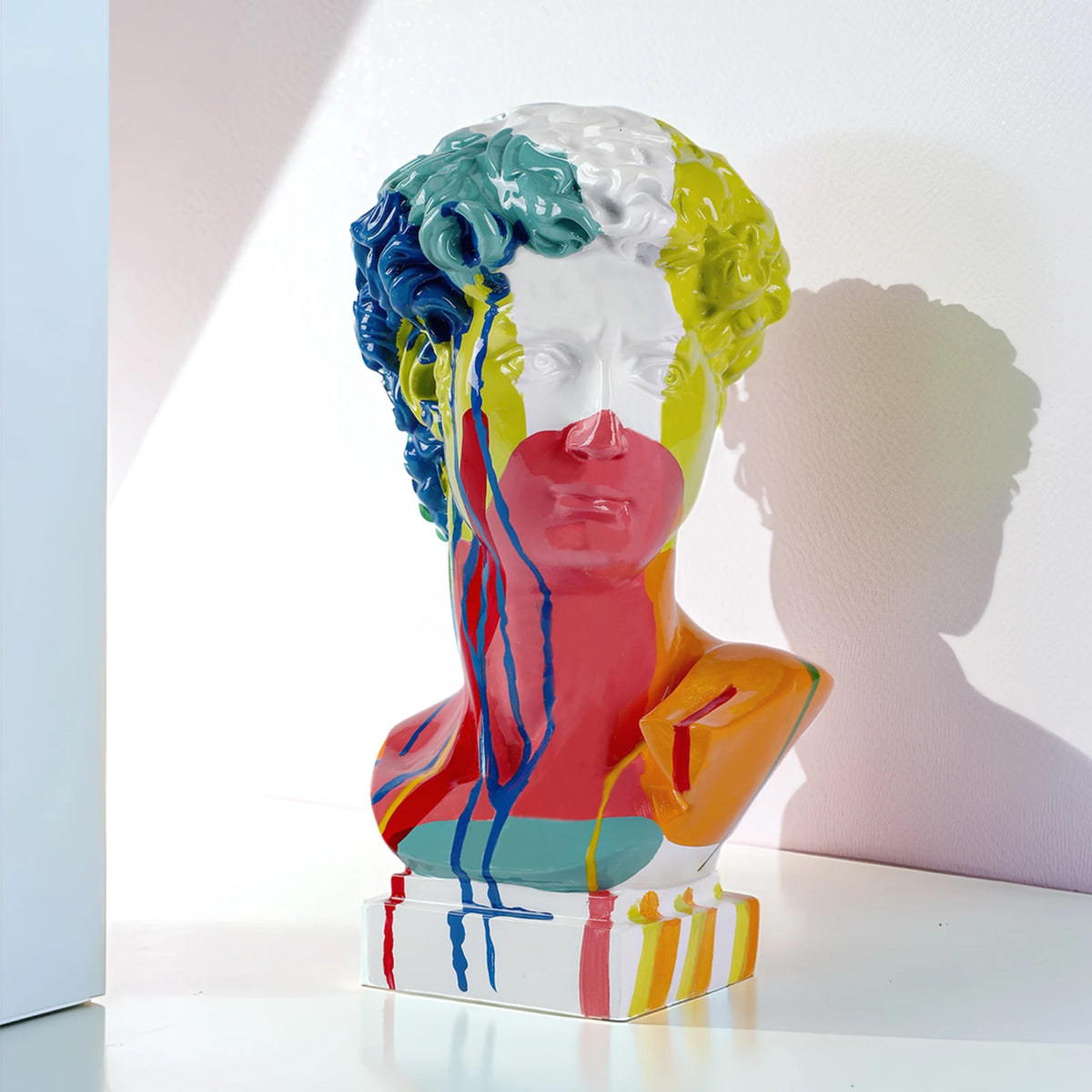 Classical David Bust Sculpture - image 6