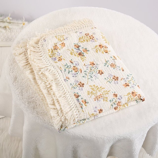 Cotton Baby Blanket | Newborn Plaid Infant Swaddle | Babies Accessories