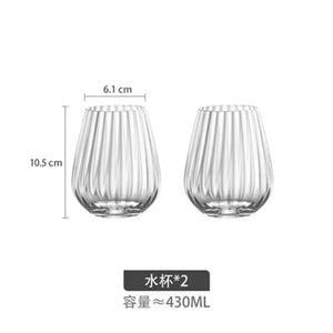 Ripple Crystal Wine Goblet - thumbnail 8