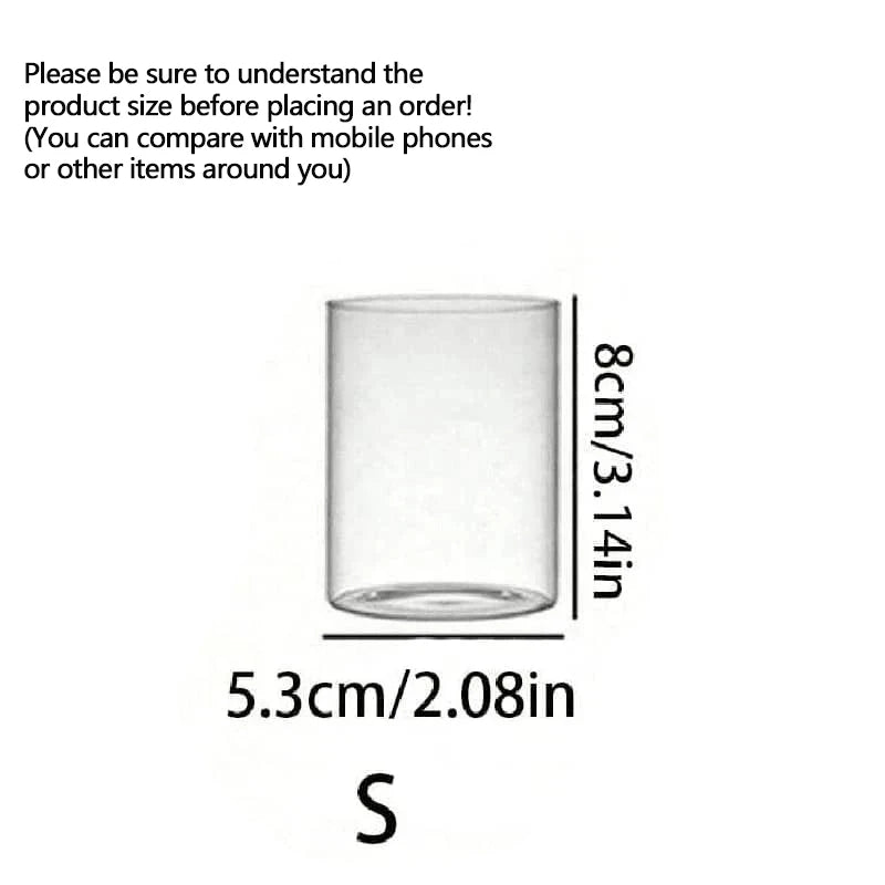 Clear Cylinder Glass Candle Holder - image 10