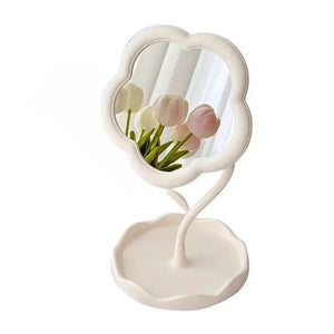 Flower-Shaped Tabletop Mirror - thumbnail 3