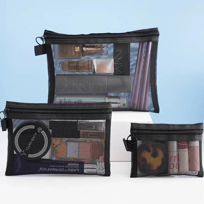 Mesh Zipper Toiletry Pouch - image 2