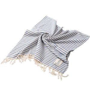 Luxury Striped Tassel Bath Towel: 100% Cotton | Sauna Spa | Home Travel | Beach