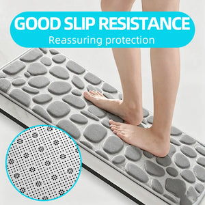 Pebble Embossed Absorbent Bath Mat - thumbnail 4