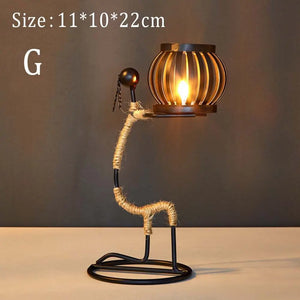 Sculptural Metal Candlestick - thumbnail 13
