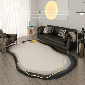 Irregular Shape Modern Area Rug - thumbnail 21