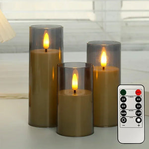 Flameless LED Pillar Candles - thumbnail 11