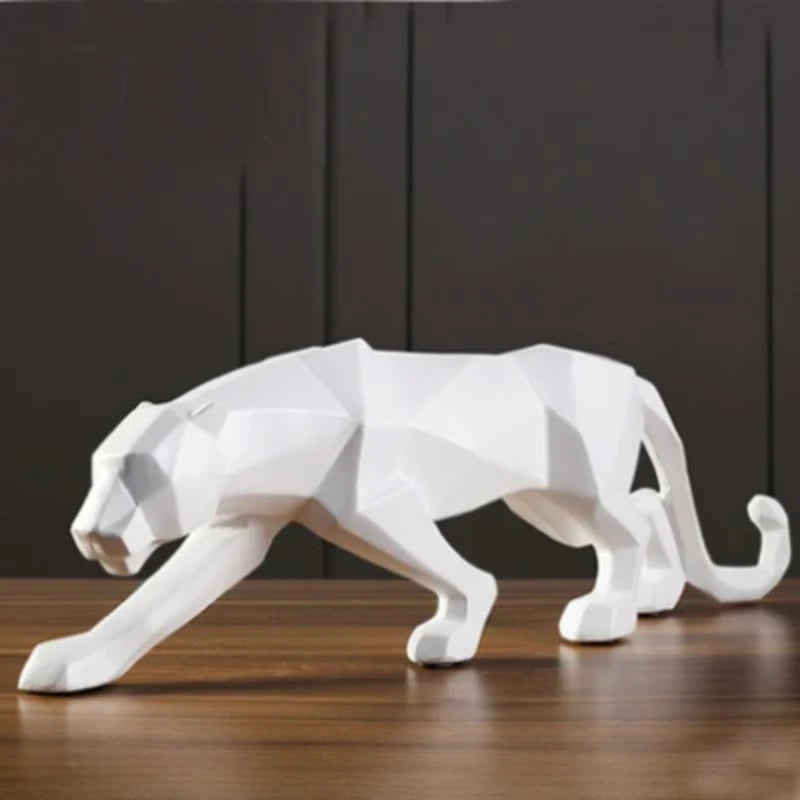 Geometric Panther Sculpture - image 8