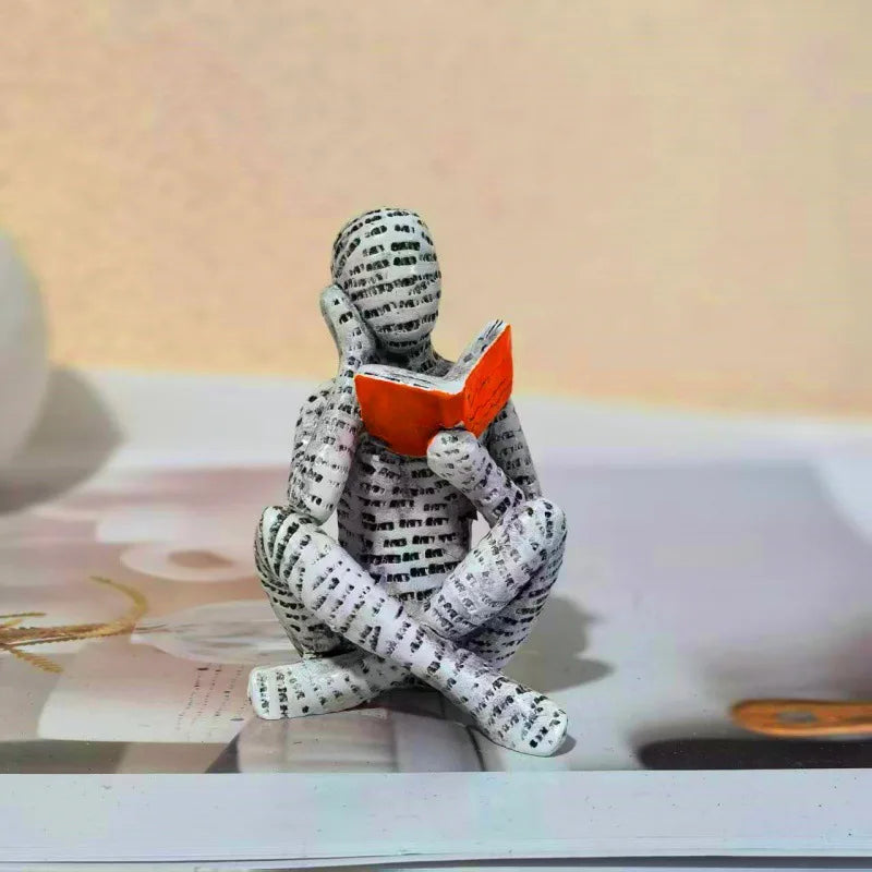 Newspaper Reader Sculpture - image 18