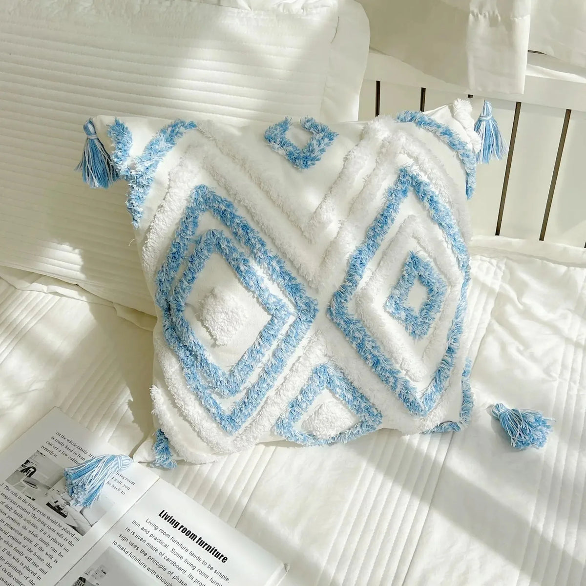Tufted Textured Pillow Cover - image 5