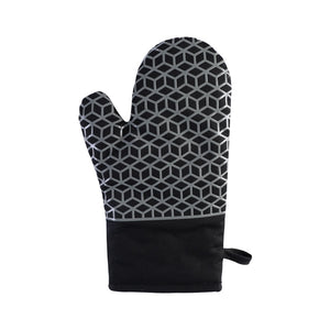 Heat Resistant Pot Holders Oven Mitts, Non-Slip Anti Scalding Cotton Glove for Kitchen Cooking Baking