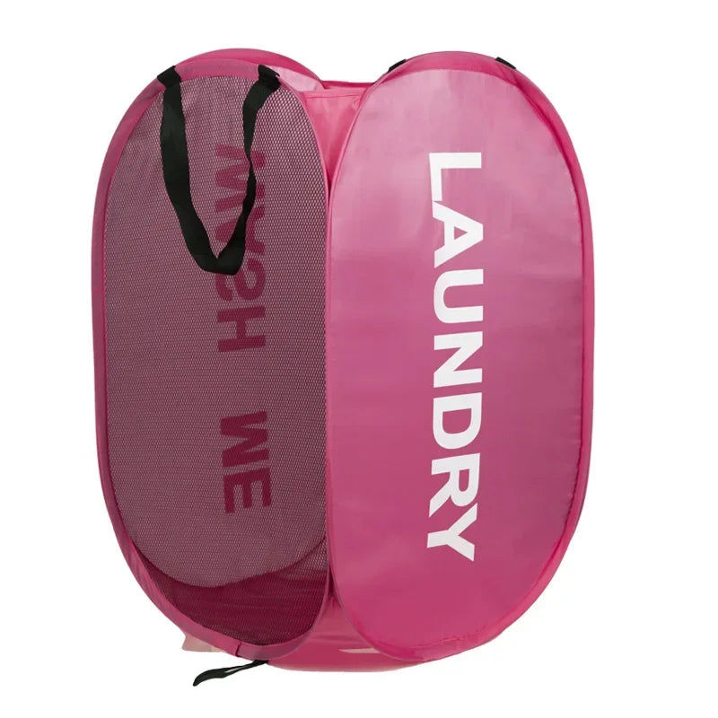 Collapsible Mesh Laundry Hamper - image 6