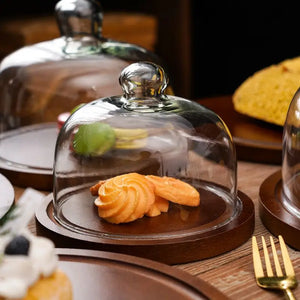 Cake Stand with Glass Dome Cover - thumbnail 3