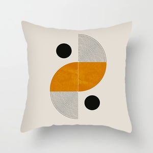 Abstract Geometry Pillowcase: Soft Plush Cushion Cover | Sofa Throw Decor