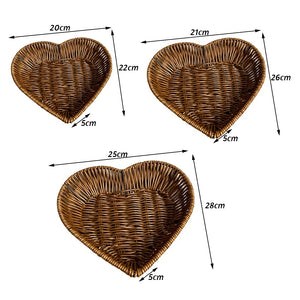 Heart-Shaped Woven Basket - thumbnail 6
