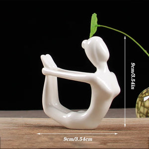 Abstract Ceramic Yoga Pose Figurine - thumbnail 10