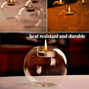Round Glass Votive Holder Set - thumbnail 3