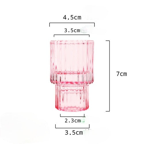 Nordic Tealight Holder Candlestick Candles Holders Table Candle Stand Romantic Candlestick Home Decoration Crystal Glass