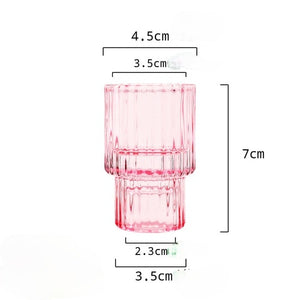 Nordic Tealight Holder Candlestick Candles Holders Table Candle Stand Romantic Candlestick Home Decoration Crystal Glass