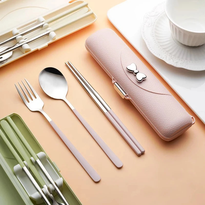 Portable Stainless Steel Cutlery Set - image 1