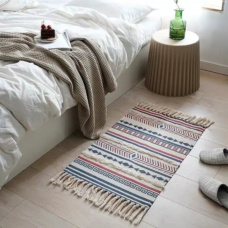 Bohemian Hand-Woven Tassel Rug - image 27