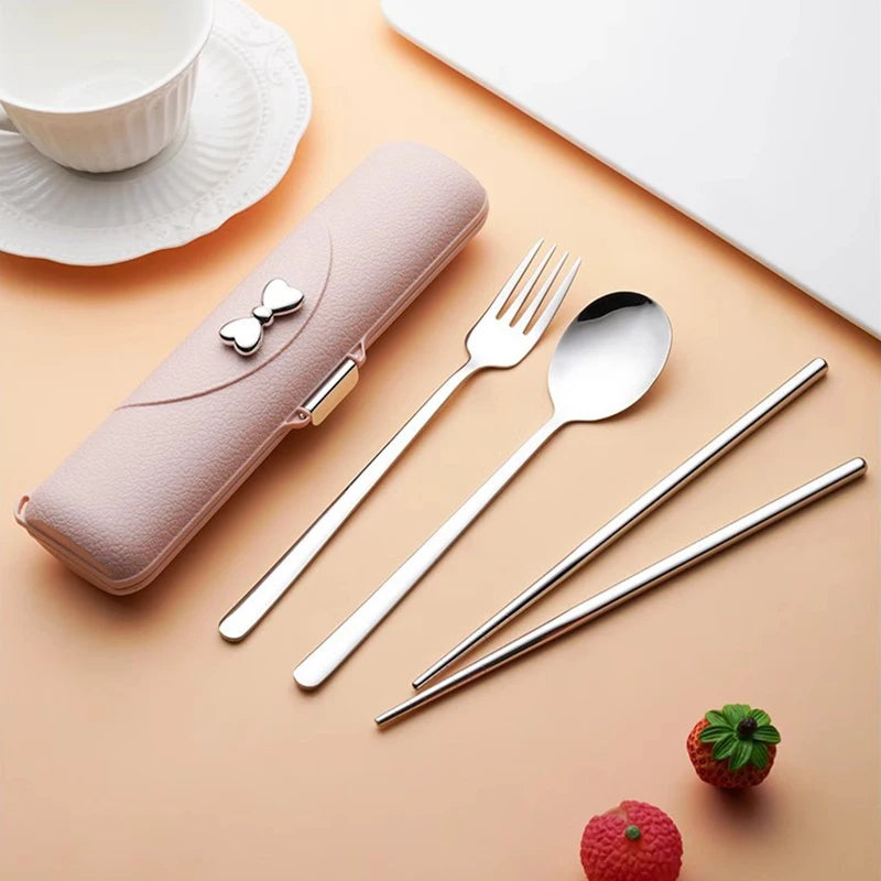 Portable Stainless Steel Cutlery Set - image 6