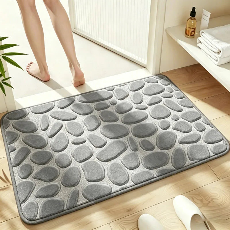 Pebble Embossed Absorbent Bath Mat - image 7