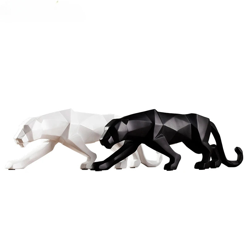 Geometric Panther Sculpture - image 1